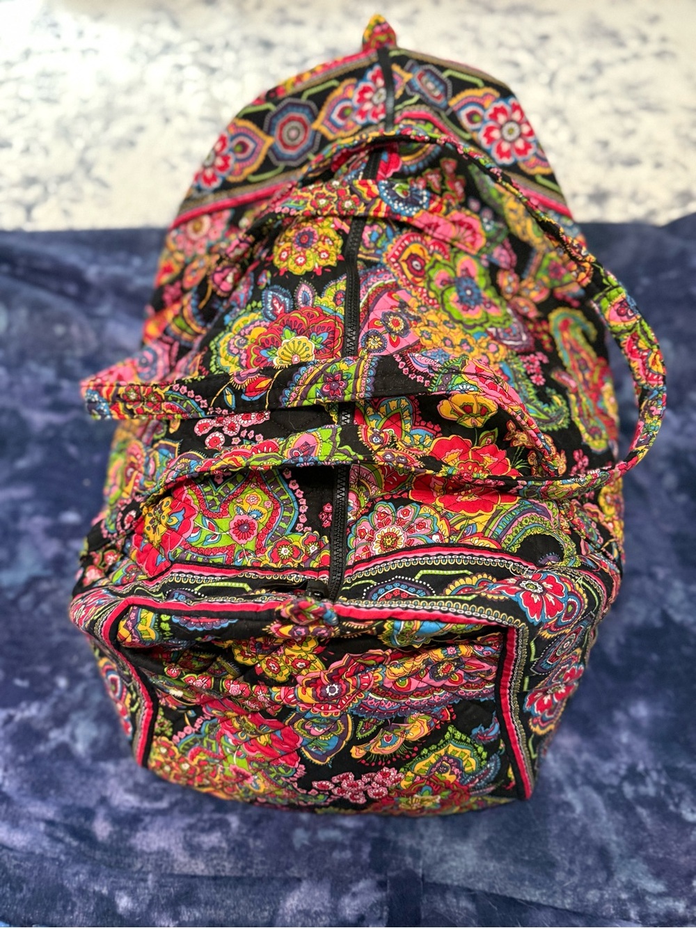 Vera Bradley Quilted Paisley Tote Bag in Multicolor - Picture 3 of 4